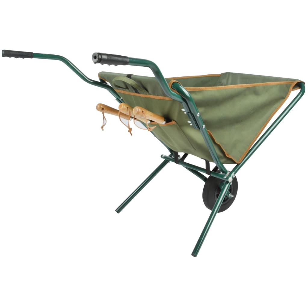 Esschert Design Carriola Pieghevole Verde Gt138