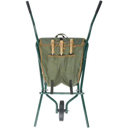 Esschert Design Carriola Pieghevole Verde Gt138