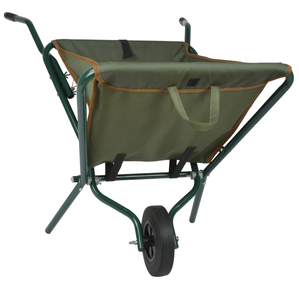 Esschert Design Carriola Pieghevole Verde Gt138
