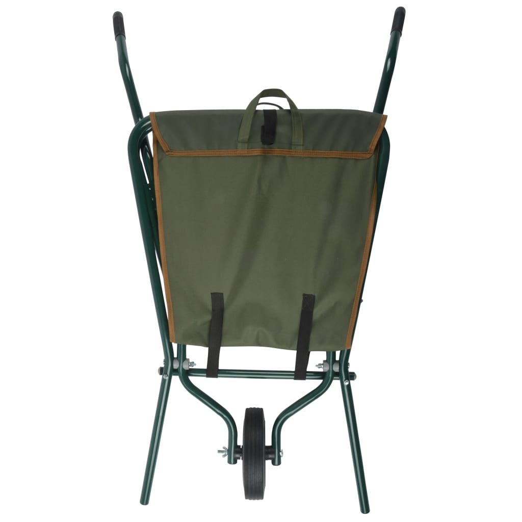 Esschert Design Carriola Pieghevole Verde Gt138