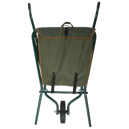 Esschert Design Carriola Pieghevole Verde Gt138