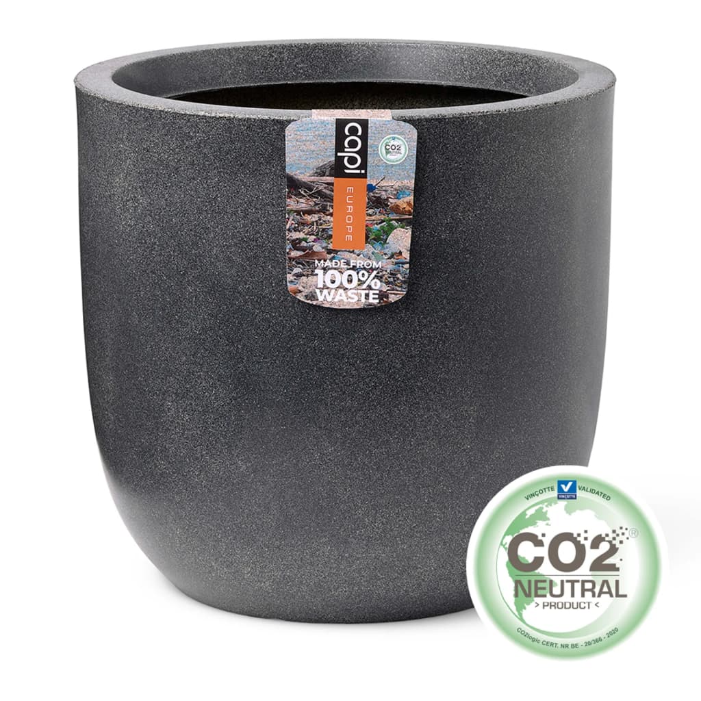 Capi Fioriera Rotonda Waste Smooth Grigia