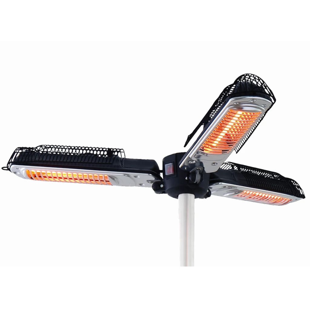 Sunred Radiatore A Fungo 2000 W Alogeno Nero E Argento Ph10