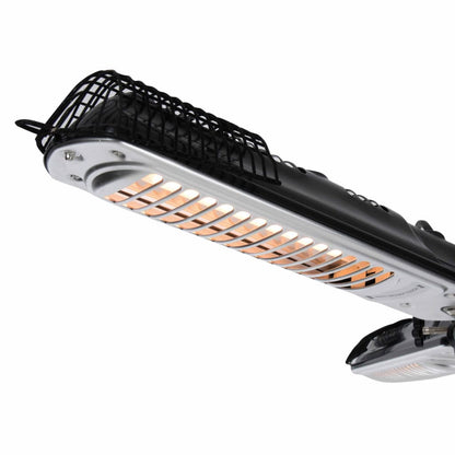 Sunred Radiatore A Fungo 2000 W Alogeno Nero E Argento Ph10