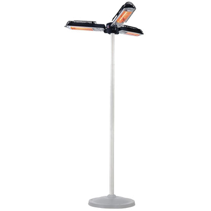 Sunred Radiatore A Fungo 2000 W Alogeno Nero E Argento Ph10