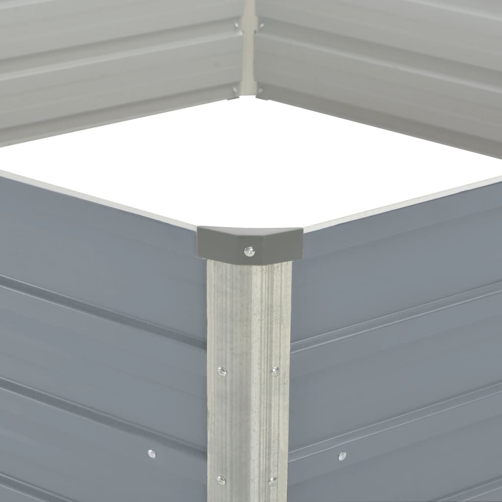 Letto Di Coltura Rialzato 129X129X46 Cm Acciaio Zincato
