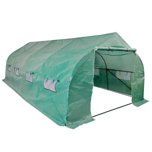 Serra Polietilene Portatile Accessibile Struttura Acciaio 18 M²