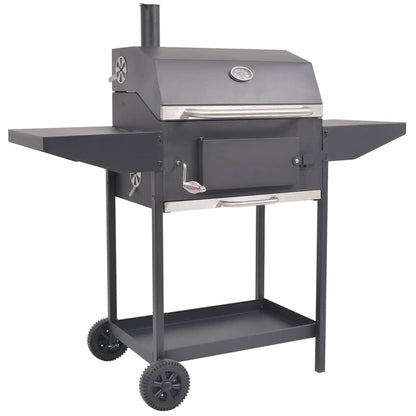 Barbecue A Carbonella Con Ripiano Inferiore Nero