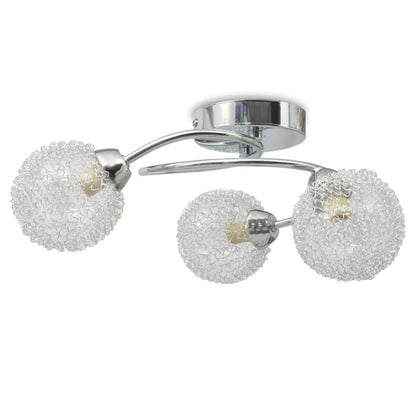 Lampadario Da Soffitto Con 3 Lampadine G9 Da 120 W