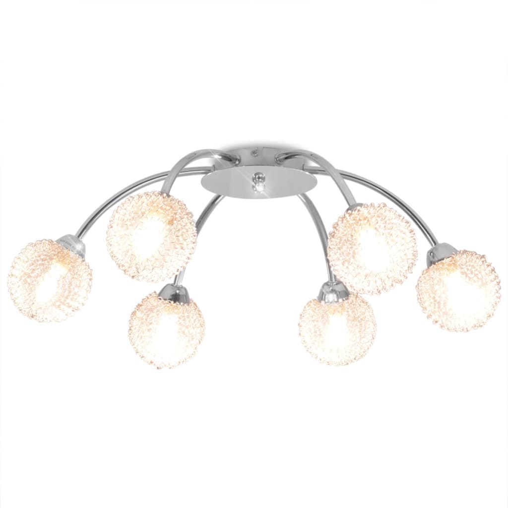 Lampadario Da Soffitto Con 6 Lampadine Led G9 240 W