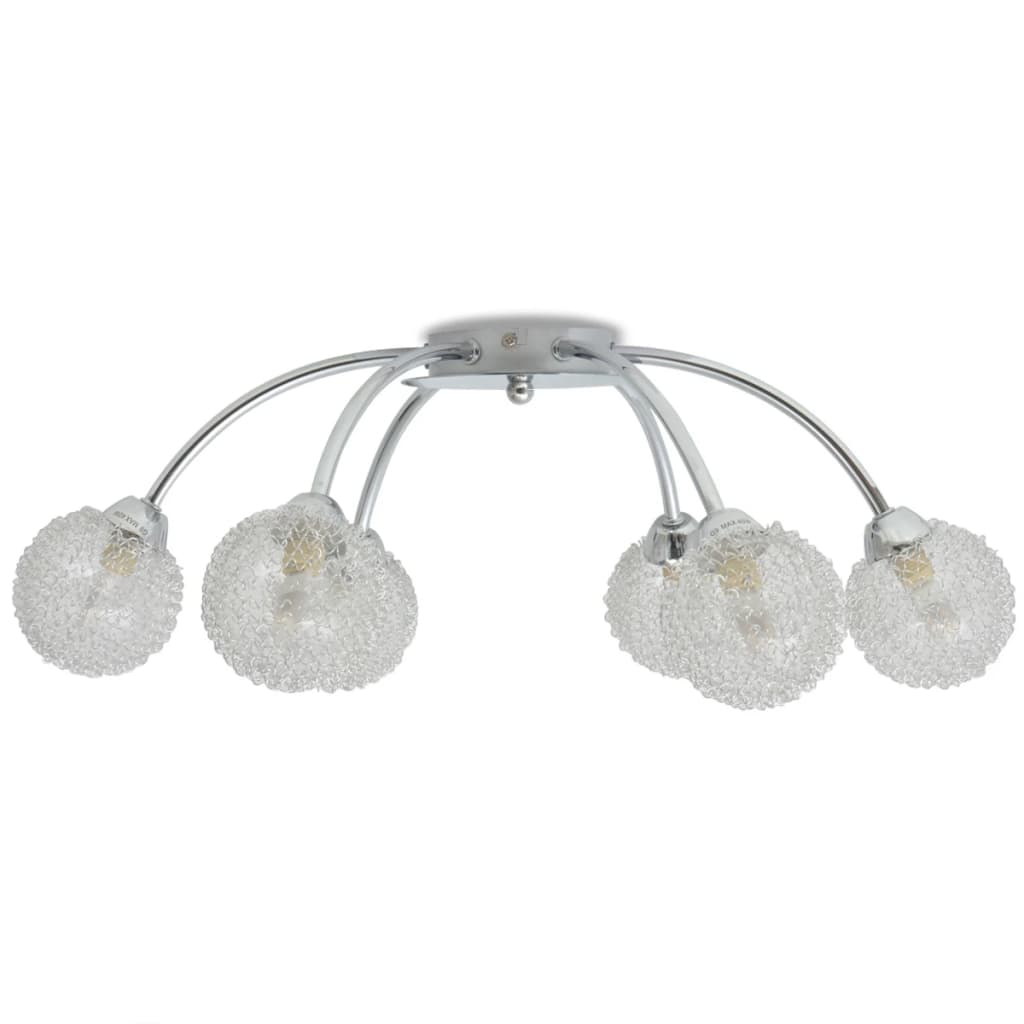 Lampadario Da Soffitto Con 6 Lampadine Led G9 240 W