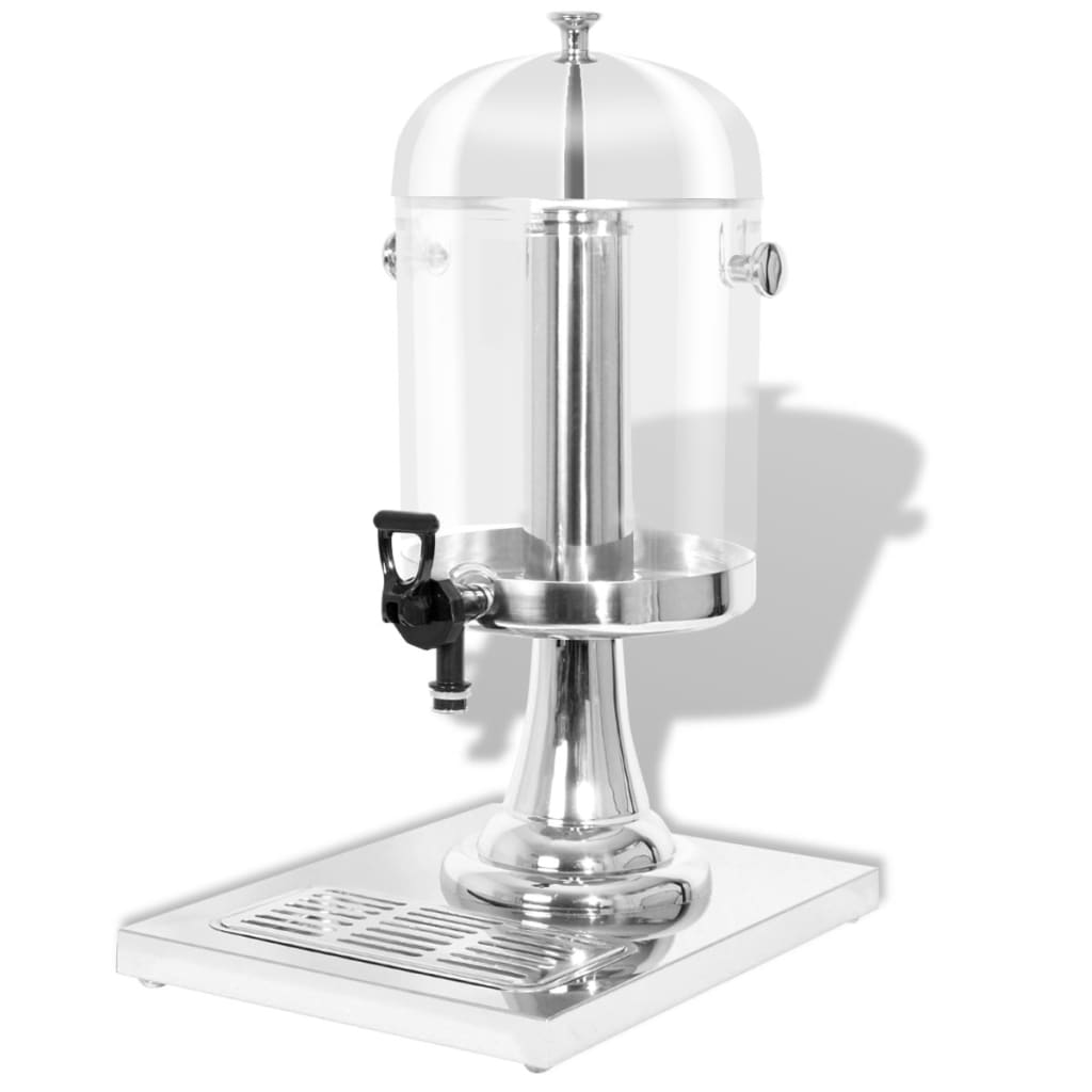 Doppio Distributore Di Succhi Di Frutta E Bibite Acciaio Inossidabile 2 X 8 L