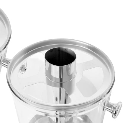 Doppio Distributore Di Succhi Di Frutta E Bibite Acciaio Inossidabile 2 X 8 L
