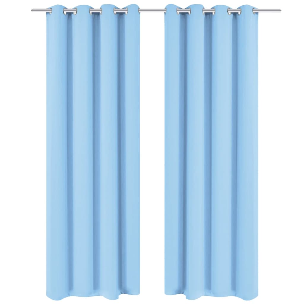 2 Pz Tende Oscuranti Occhielli In Metallo