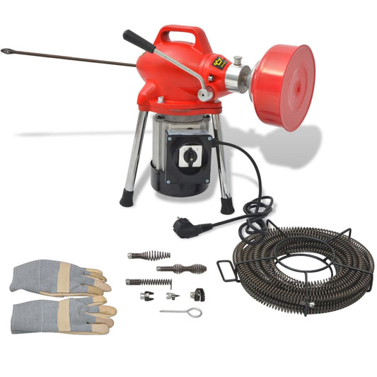 Macchina Per Pulire Le Tubazioni 250 W 12,5Mx16Mm 4,5Mx9,5Mm