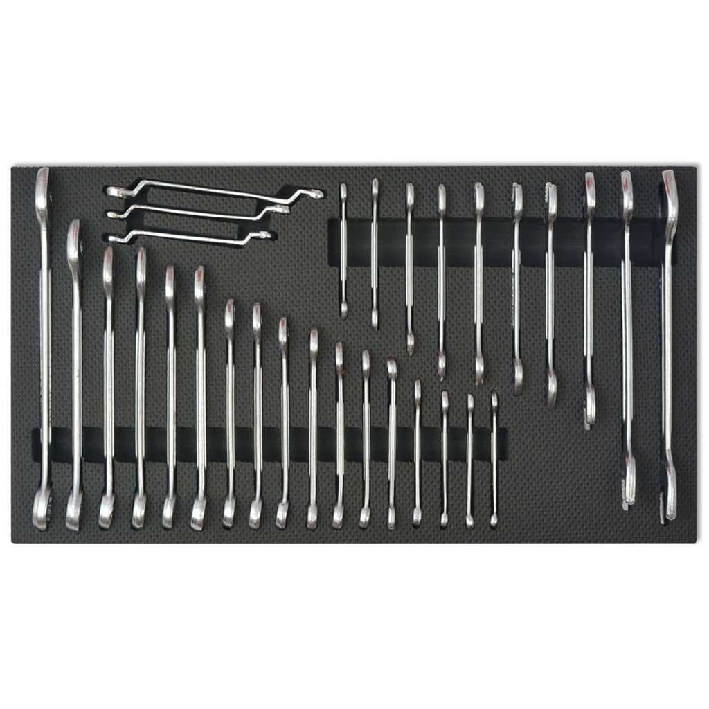 Carrello Portautensili Officina Con 1125 Utensili Acciaio Rosso