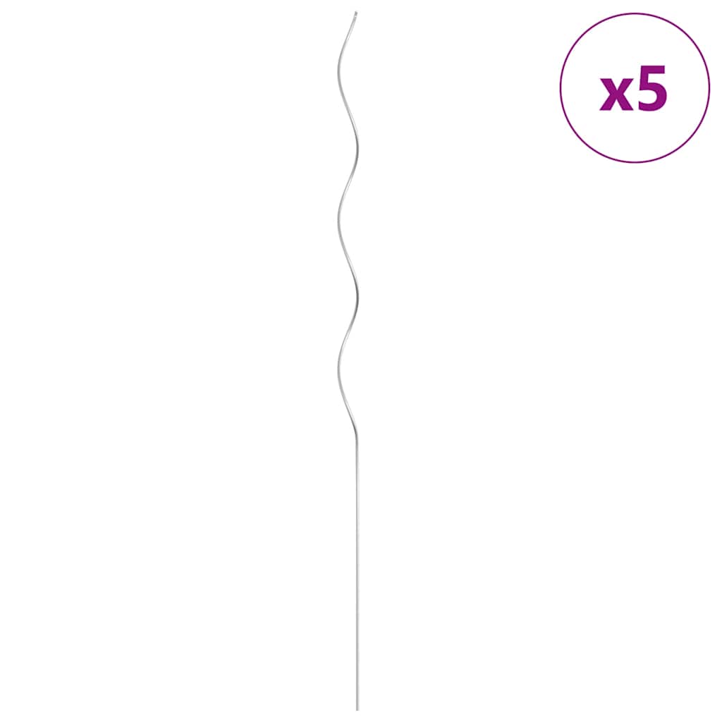 5 Pz Supporti A Spirale Per Piante In