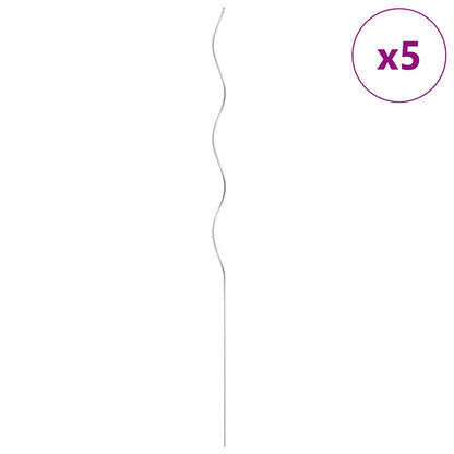 5 Pz Supporti A Spirale Per Piante In