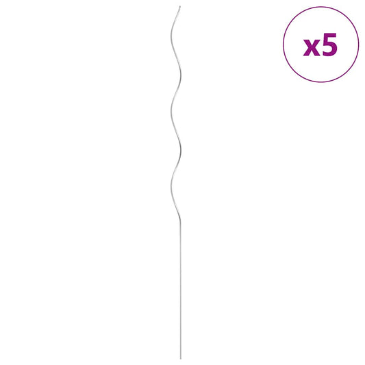 5 Pz Supporti A Spirale Per Piante In