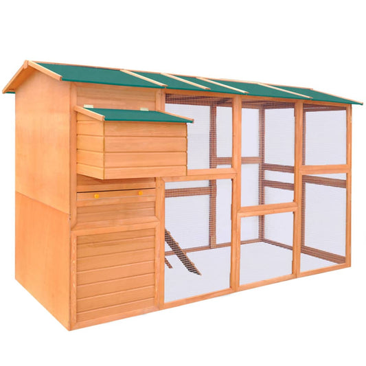 Pollaio In Legno 295X163X170 Cm