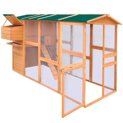 Pollaio In Legno 295X163X170 Cm