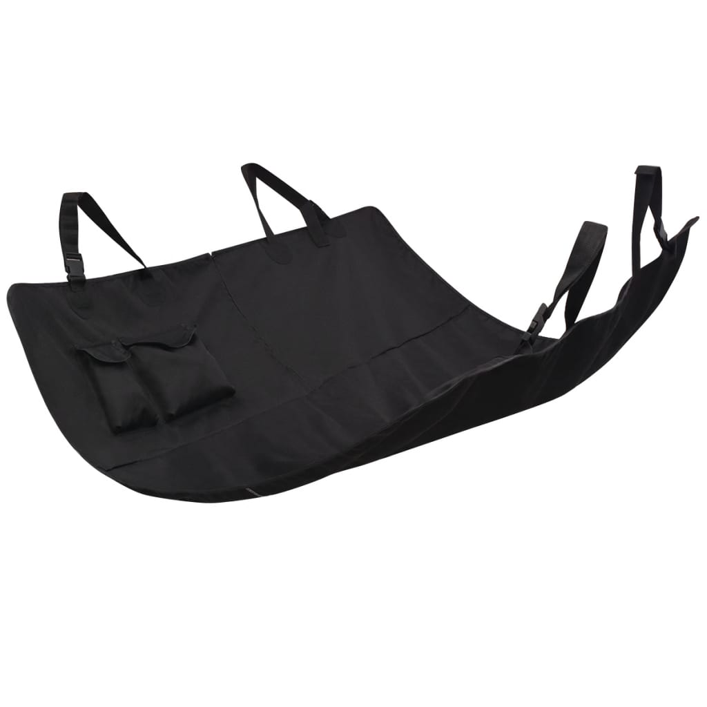 Coperta Per Cani Per Sedile Posteriore Auto 148X142 Cm Nero