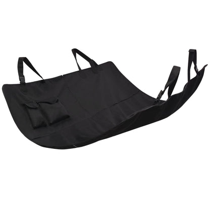 Coperta Per Cani Per Sedile Posteriore Auto 148X142 Cm Nero