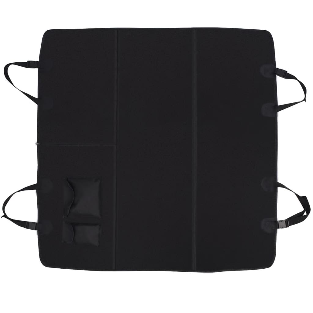 Coperta Per Cani Per Sedile Posteriore Auto 148X142 Cm Nero