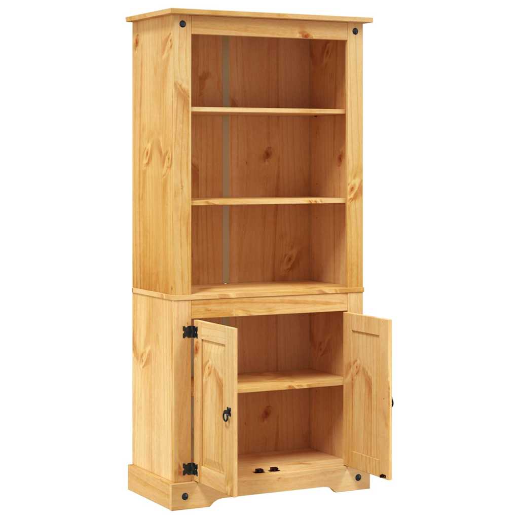 Credenza In Legno Di Pino Messicano Corona Range 80X40X170 Cm