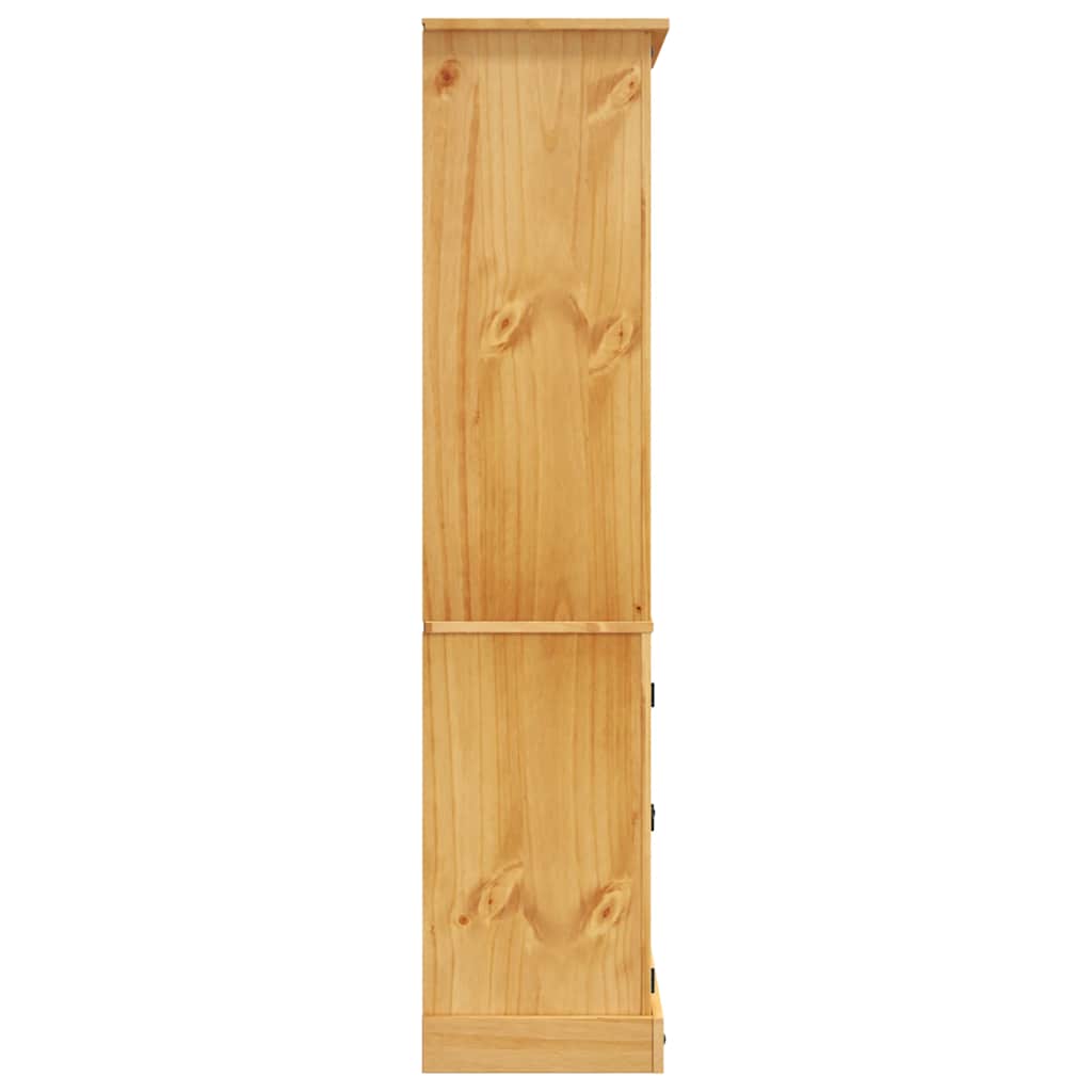 Credenza In Legno Di Pino Messicano Corona Range 80X40X170 Cm