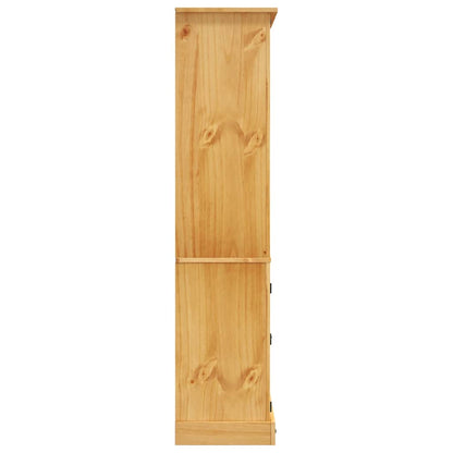 Credenza In Legno Di Pino Messicano Corona Range 80X40X170 Cm