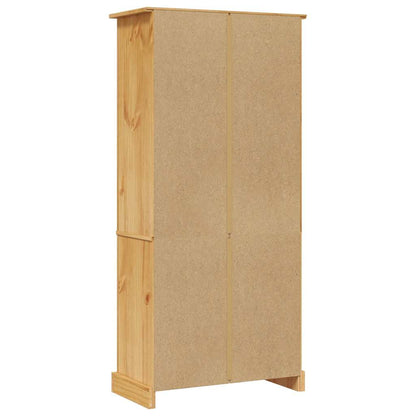 Credenza In Legno Di Pino Messicano Corona Range 80X40X170 Cm