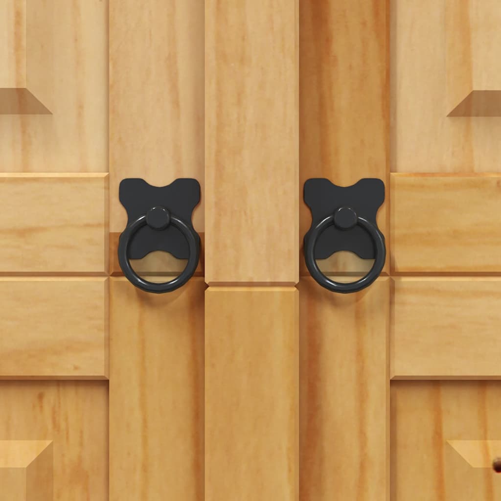 Credenza In Legno Di Pino Messicano Corona Range 80X40X170 Cm