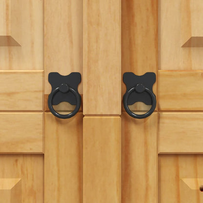 Credenza In Legno Di Pino Messicano Corona Range 80X40X170 Cm