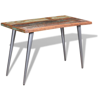 Tavolo Da Pranzo In Legno Massello Anticato 120X60X76 Cm