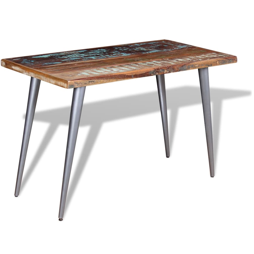 Tavolo Da Pranzo In Legno Massello Anticato 120X60X76 Cm