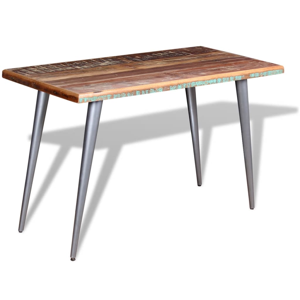 Tavolo Da Pranzo In Legno Massello Anticato 120X60X76 Cm