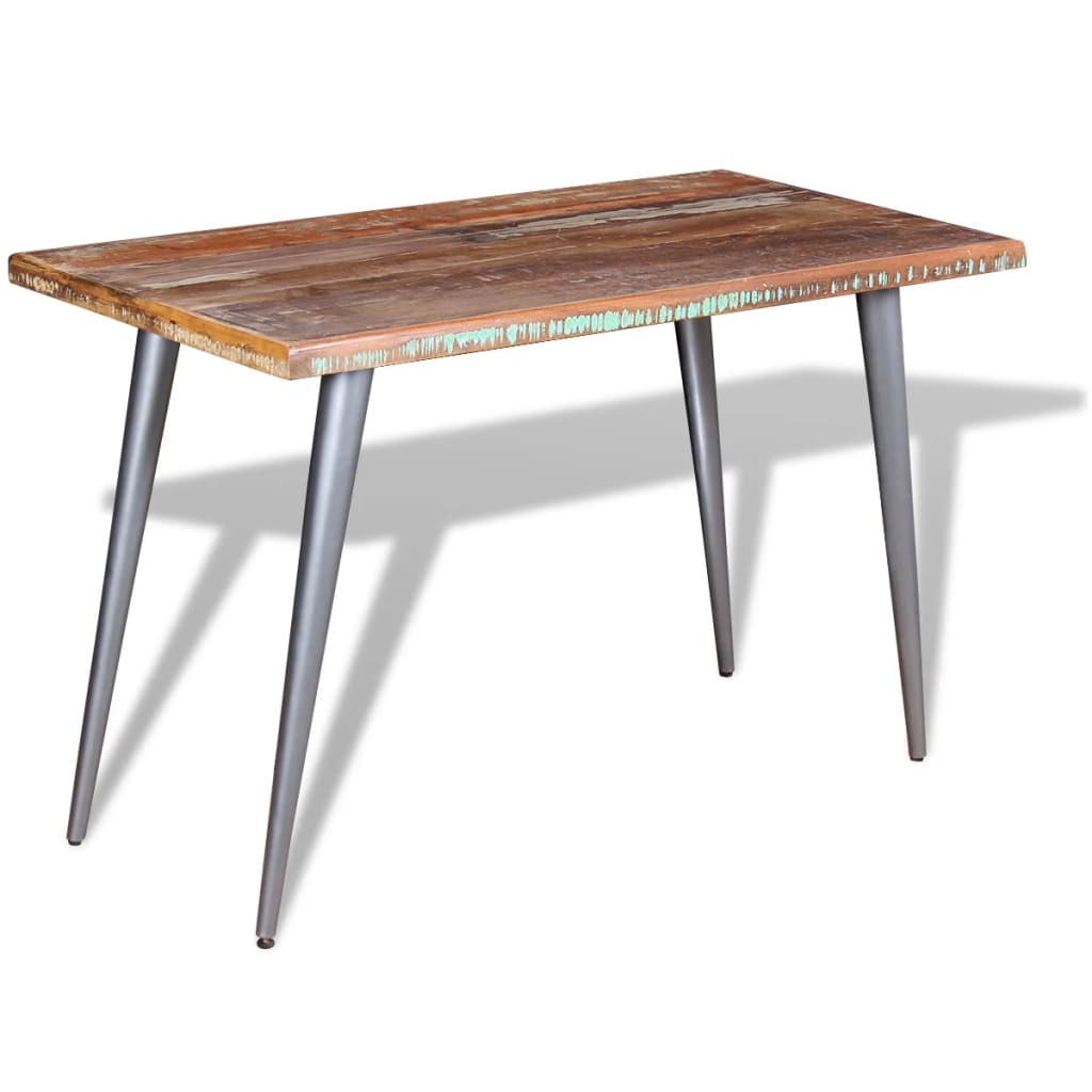 Tavolo Da Pranzo In Legno Massello Anticato 120X60X76 Cm