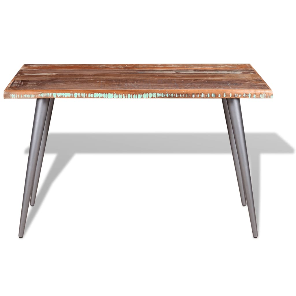 Tavolo Da Pranzo In Legno Massello Anticato 120X60X76 Cm