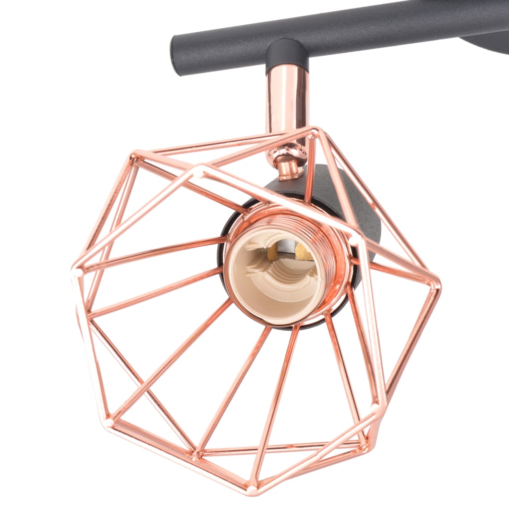 Plafoniera Con 2 Lampadine A Led A Incandescenza 8 W