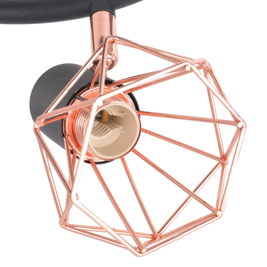 Plafoniera Con 3 Lampadine A Led A Incandescenza 12 W