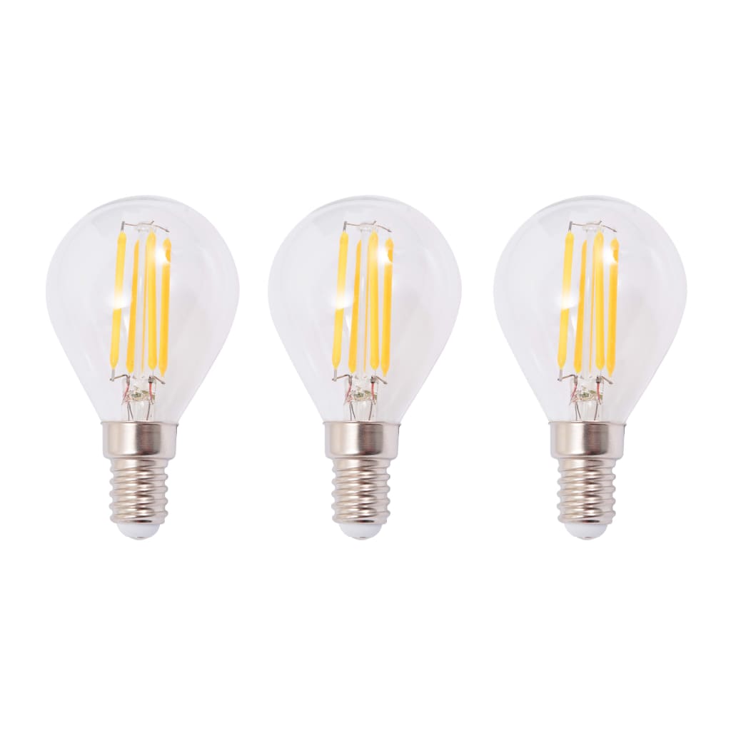 Plafoniera Con 3 Lampadine A Led A Incandescenza 12 W