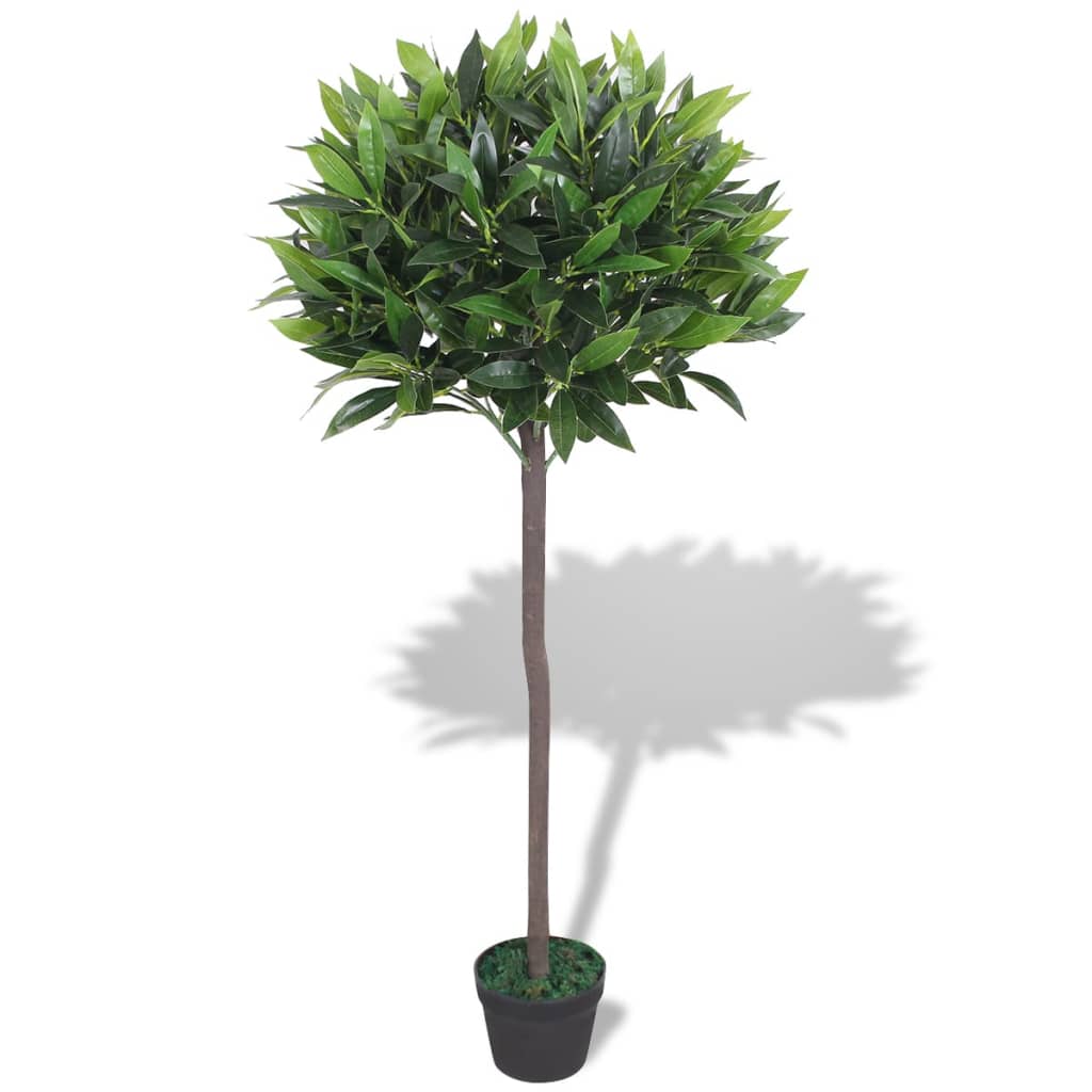 Albero Di Alloro Pianta Artificiale Con Vaso Verde
