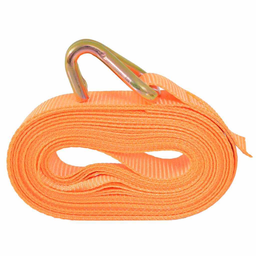 Cinghie D'ancoraggio 4 Pz A Cricchetto 0,4 T 6Mx25Mm Arancione