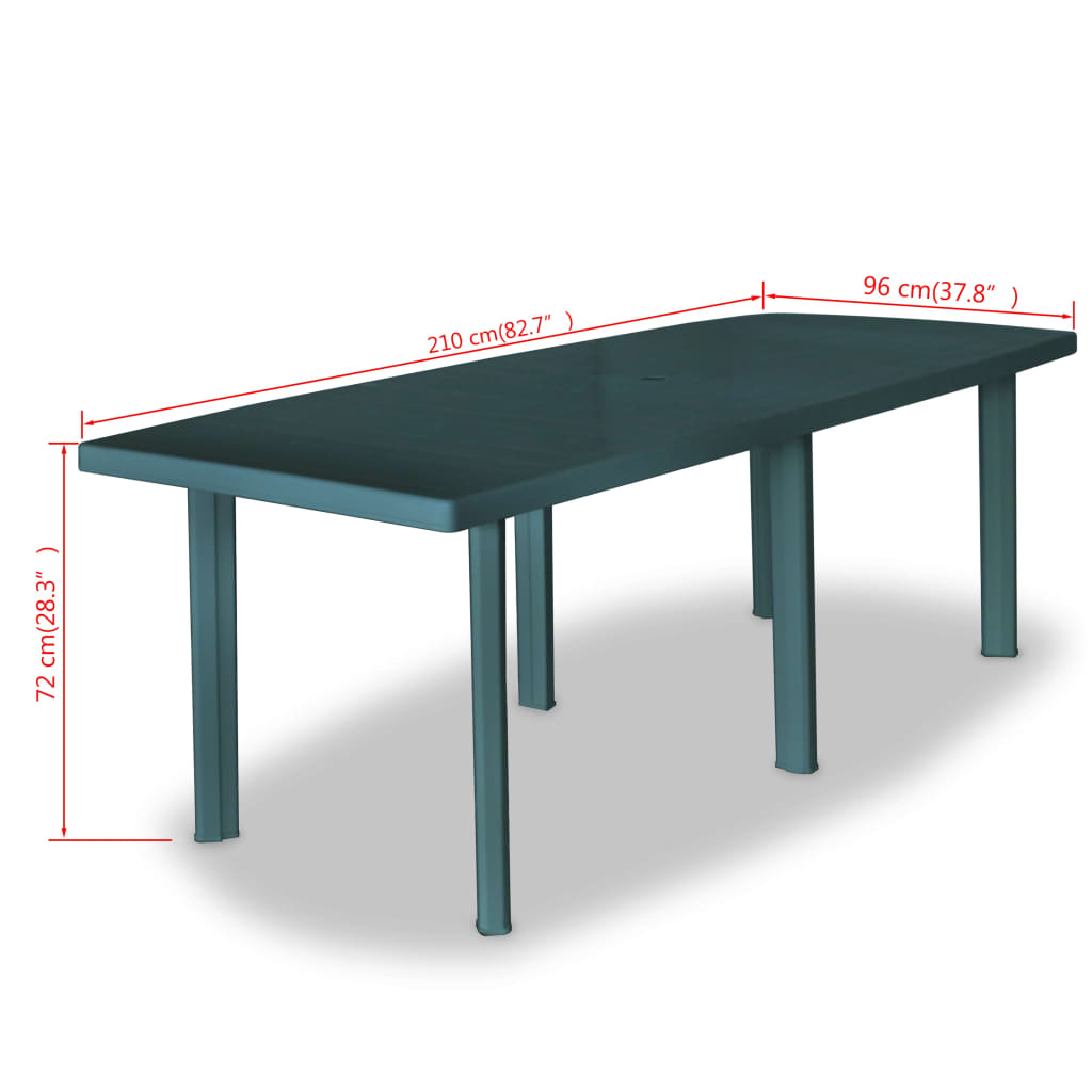 Tavolo Da Giardino In Plastica