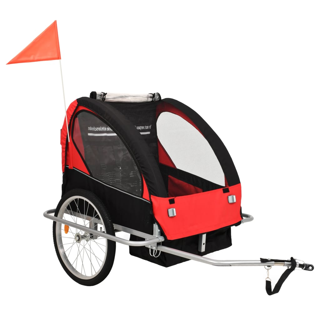 Rimorchio Per Bici E Passeggino 2 In 1