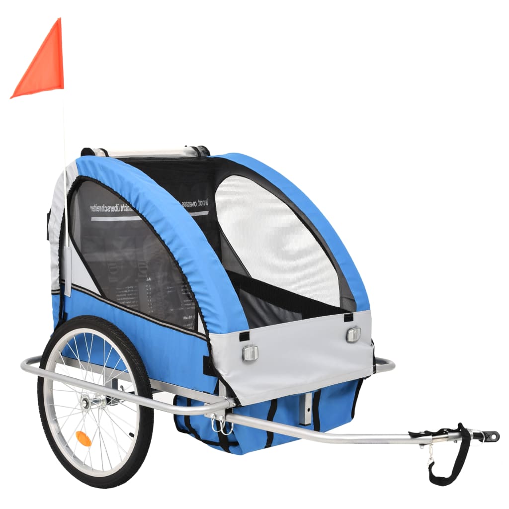 Rimorchio Per Bici E Passeggino 2 In 1