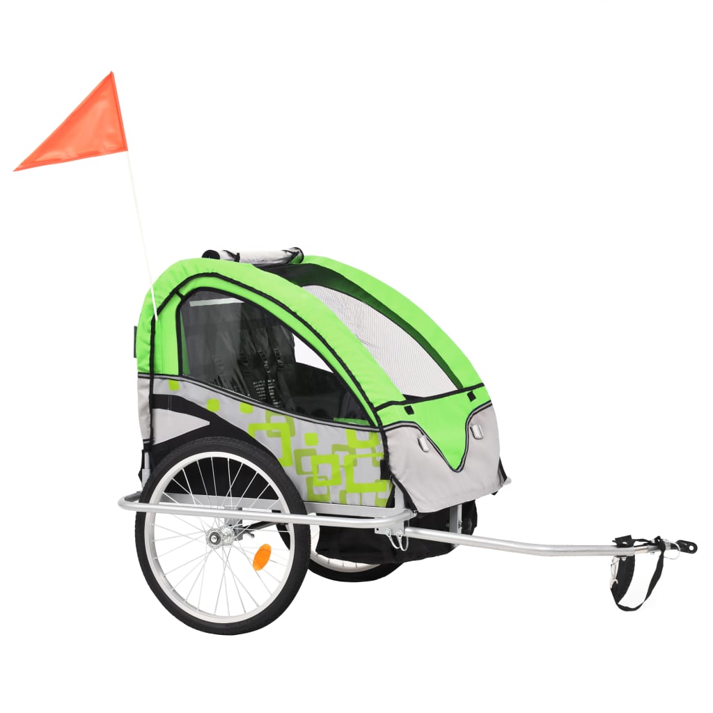 Rimorchio Per Bici E Passeggino 2 In 1