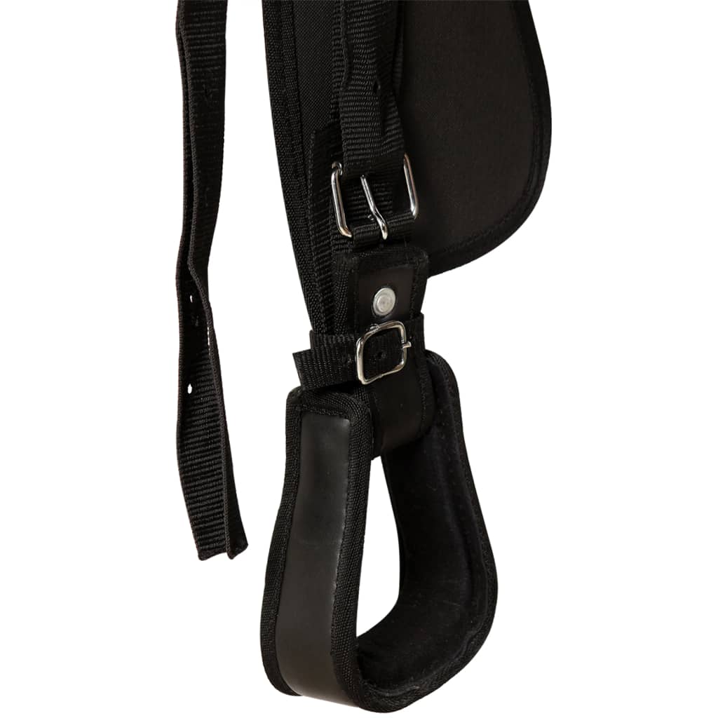 Sella Western Testiera E Pettorale In Vera Pelle 15&quot;