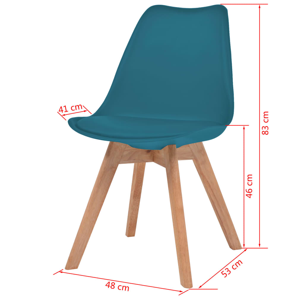 Sedie Da Pranzo 6 Pz In Plastica